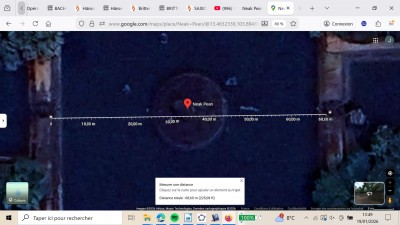 Neak Pean satellite mesures bassin central.JPG